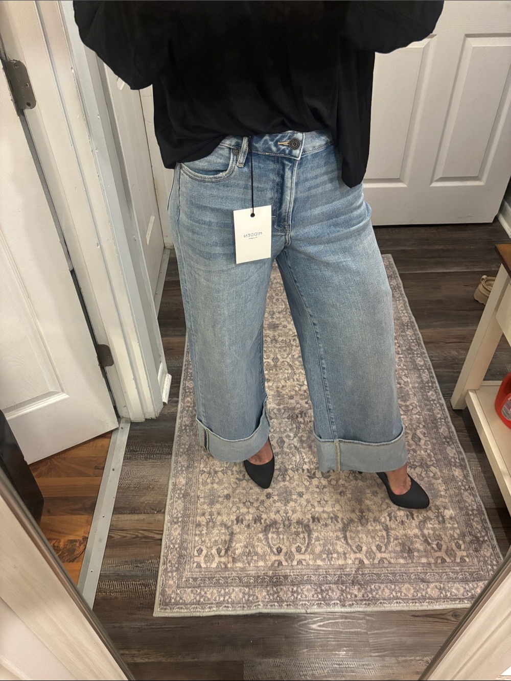 Hidden Nori Wide Leg Jeans in Blue Waist 27 NWT